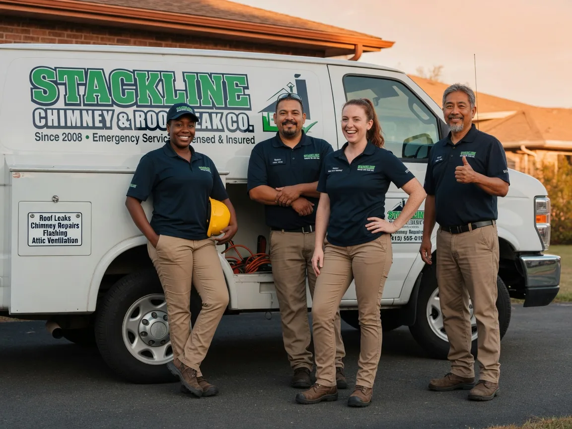 Chimney flashing repair company in Kiln, MS
